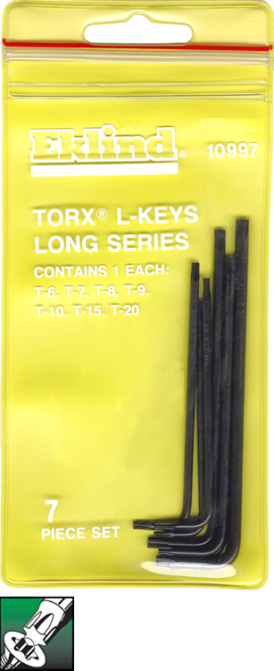 Set chei imbus cu profil TORX lungi TX6-TX20/7 piese EKLIND